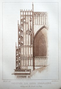 图片来自1858年的Der Dom zu Prag，展示了Sts大教堂的画廊。维图斯